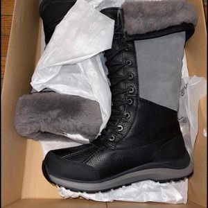 Ugg’s Adironback tall boots in black. Brand new size 8 1/2 in women’s size.